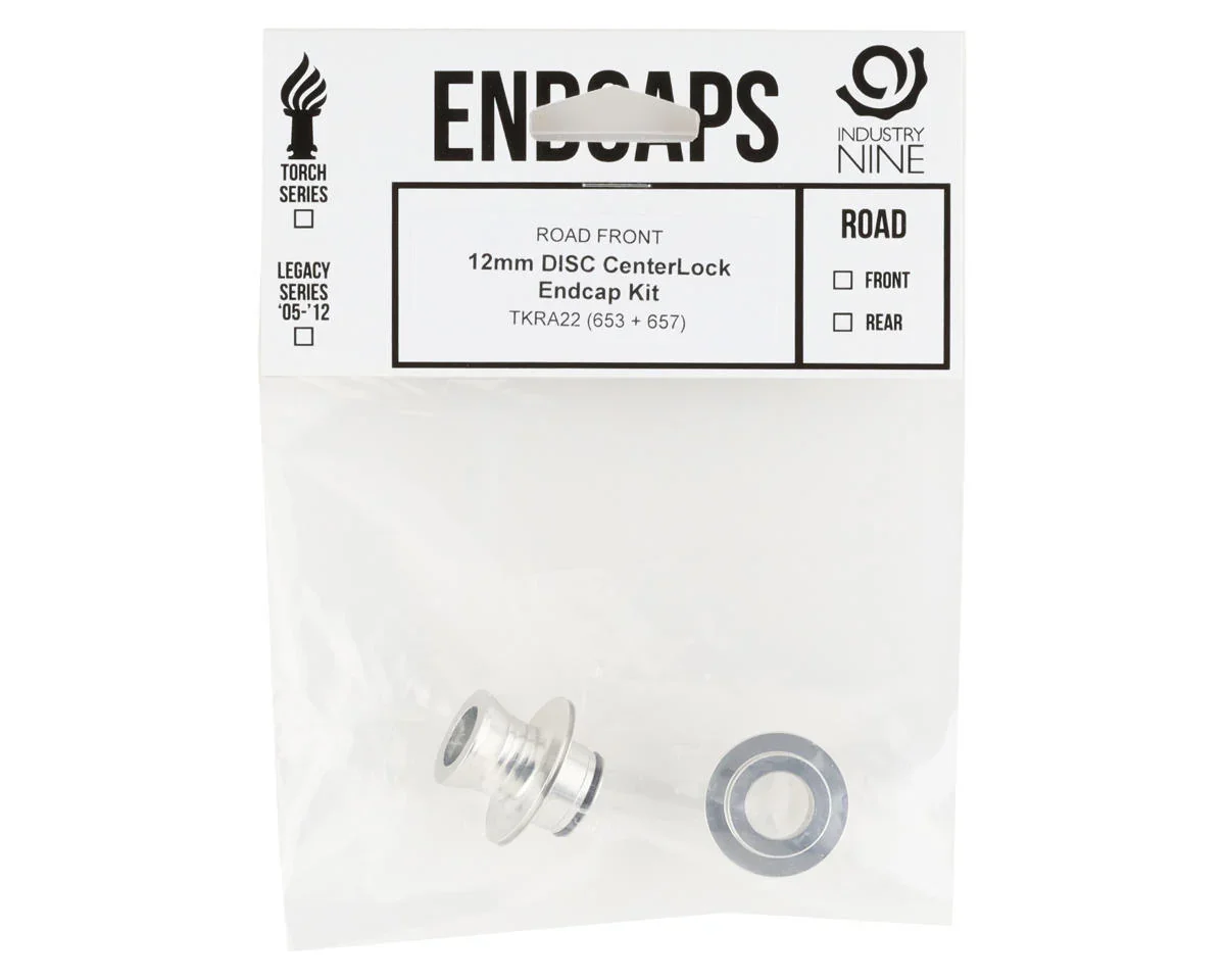 Industry Nine Torch End Cap Conversion Kit (Road) (Front) (12mm) (Centerlock) - view 2